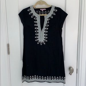 Calypso St. Barth XS Black/Silver Coverup